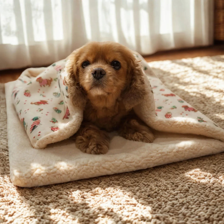 Cath Kidston Hearts & Roses Pet Blanket