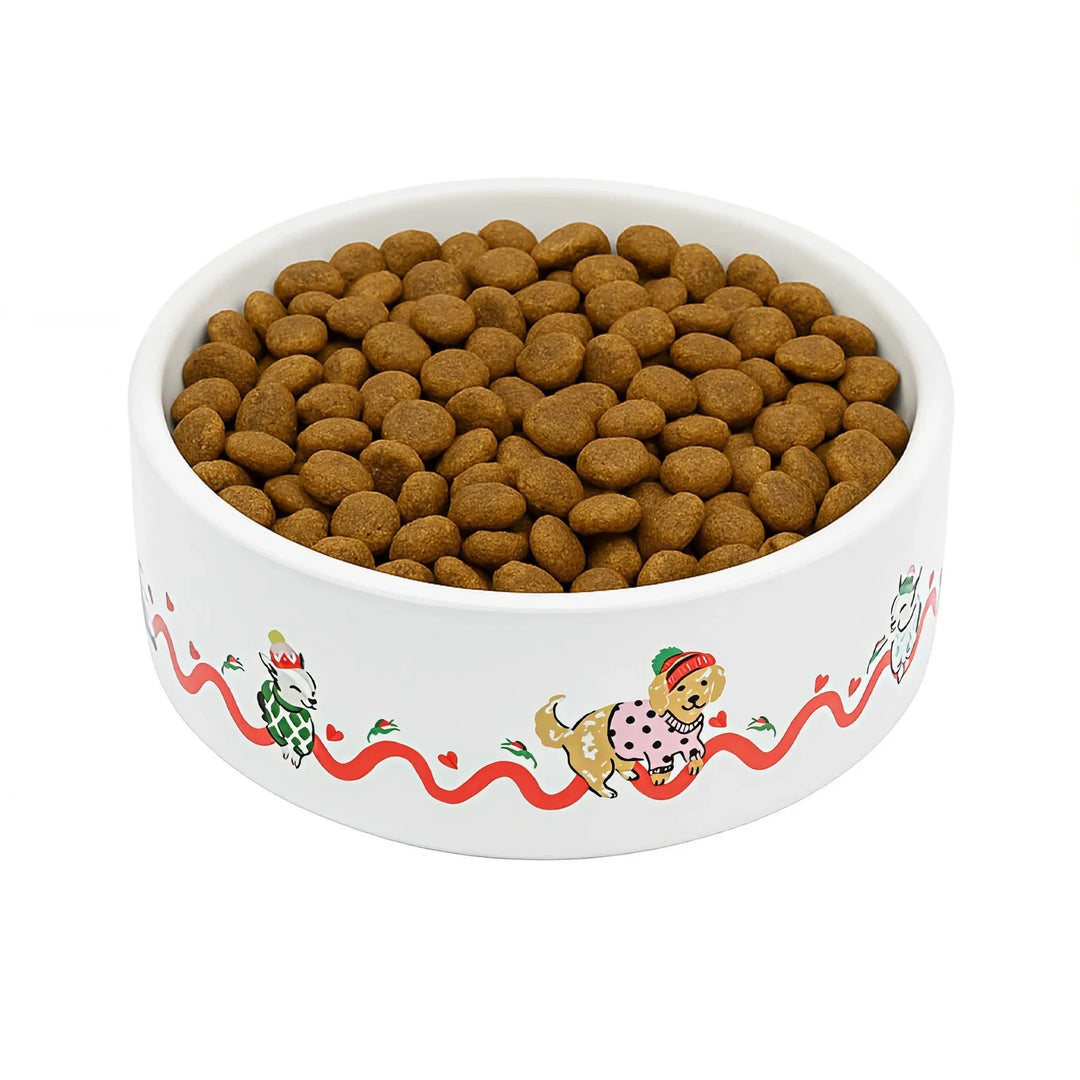 Cath Kidston Hearts & Roses Ceramic Pet Bowl