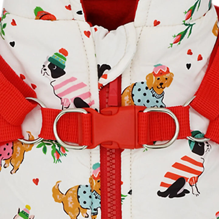 Cath Kidston Hearts & Roses Coat & Harness