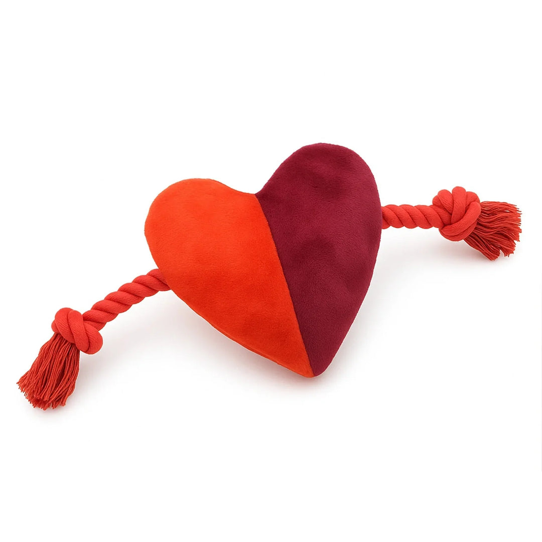 Cath Kidston Hearts & Roses Plush & Rope Toy