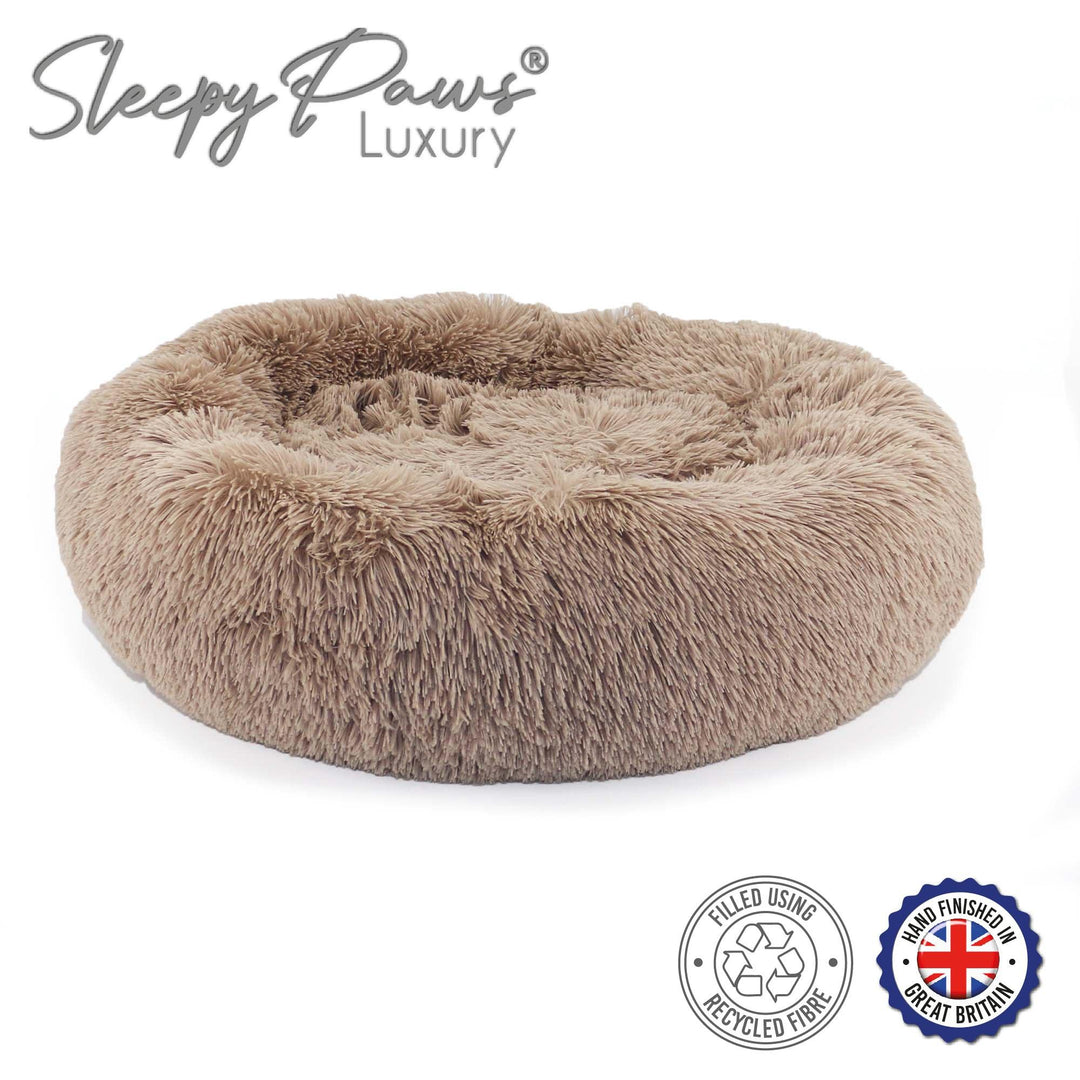 Ancol Super Plush Donut Bed 70cm Oatmeal