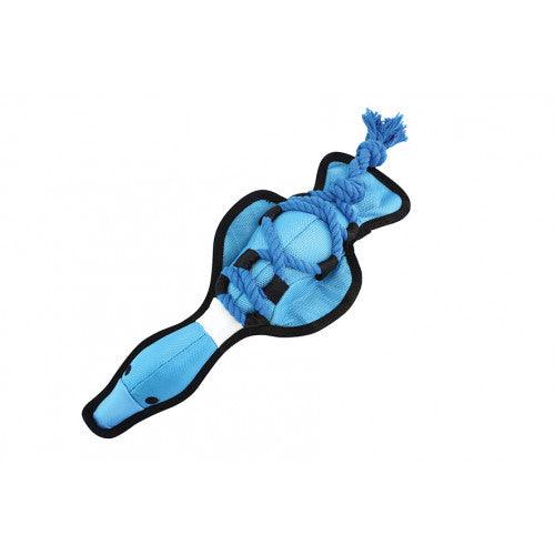Multipet Cross-Ropes Duck Tough Dog Toy, 11.5"