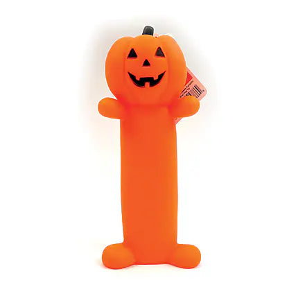Halloween Pumpkin Vinyl Dog Toy
