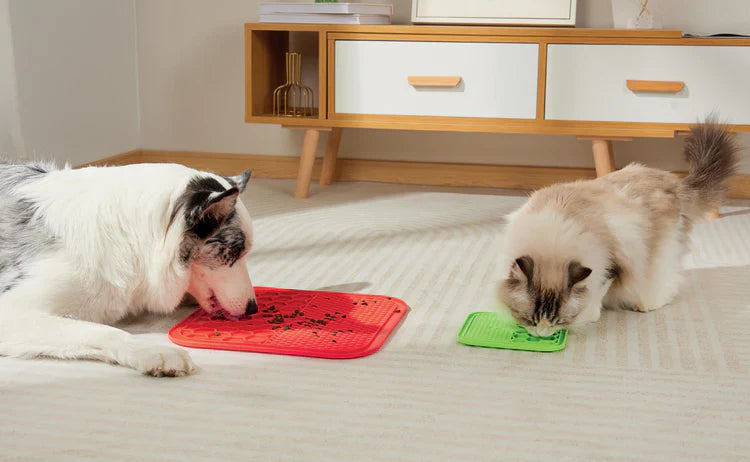 M-PETS Lecca Mat Red For Dogs And Cats