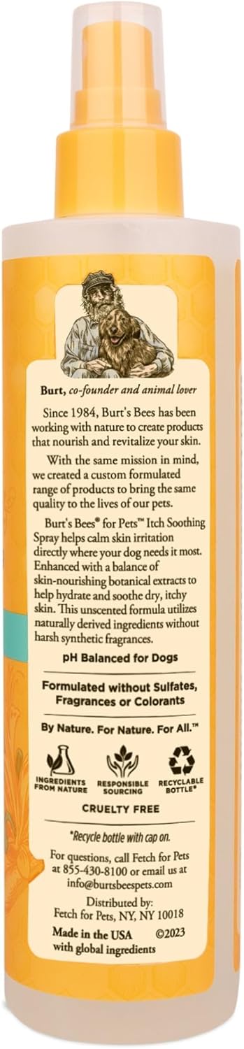 Burt's Bees Itch Soothing Spray For Dogs 296ml