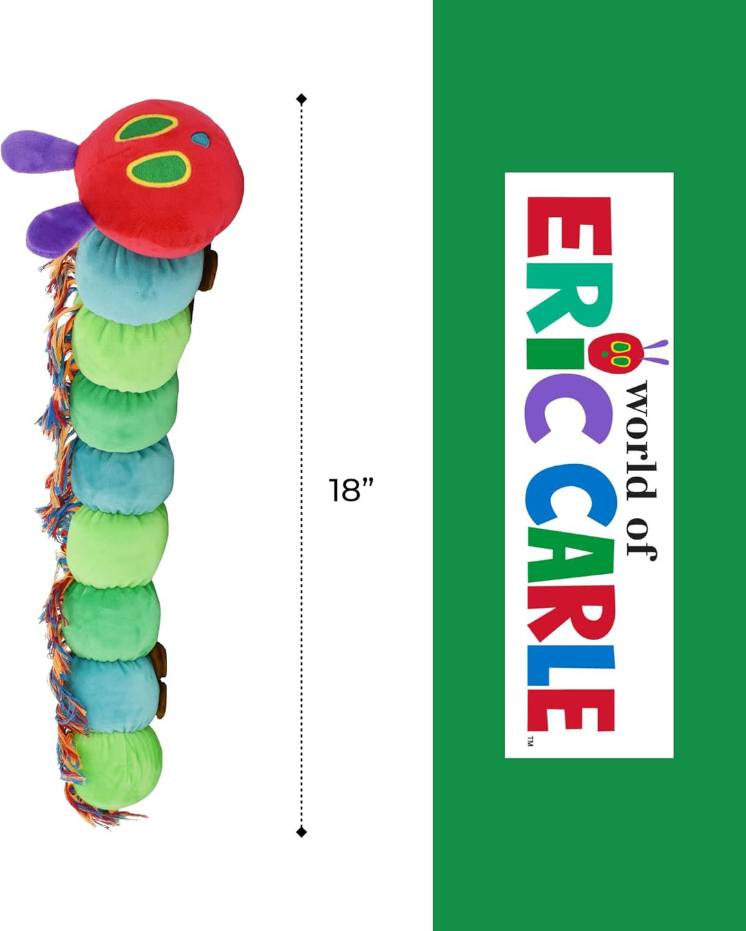 Happy Pet Very Hungry Caterpillar 18" Plush