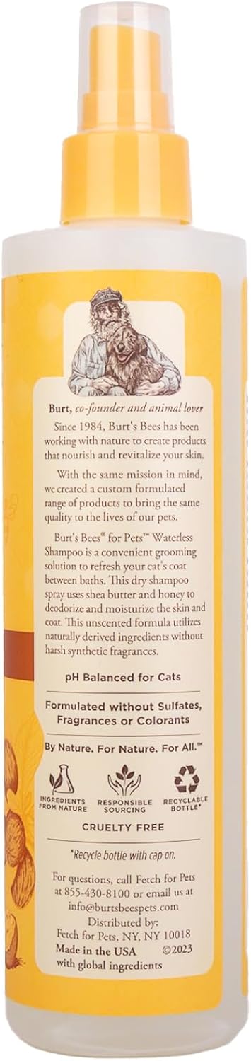 Burt's Bees Waterless Shampoo For Cats 296ml
