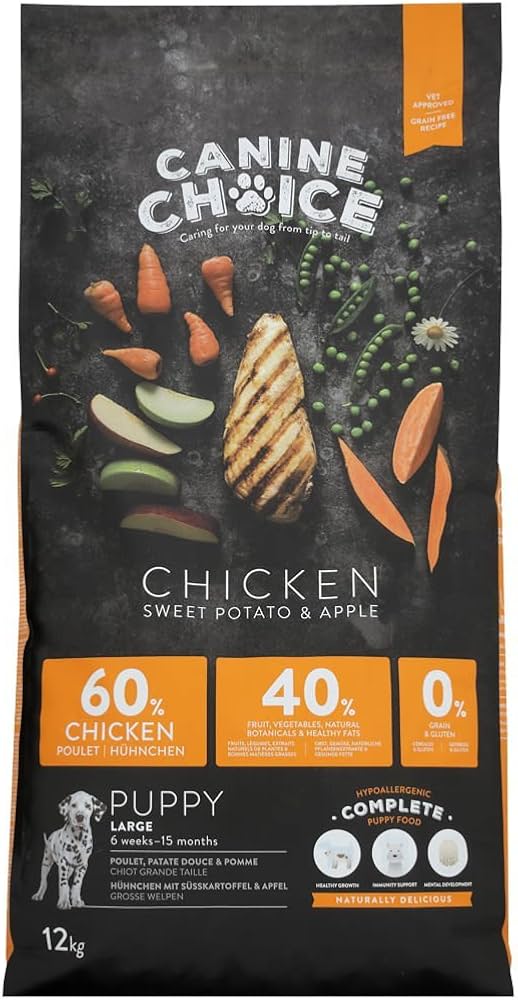 Canine Choice Super Premium Grain Free Large Puppy Dry Chicken 12kg