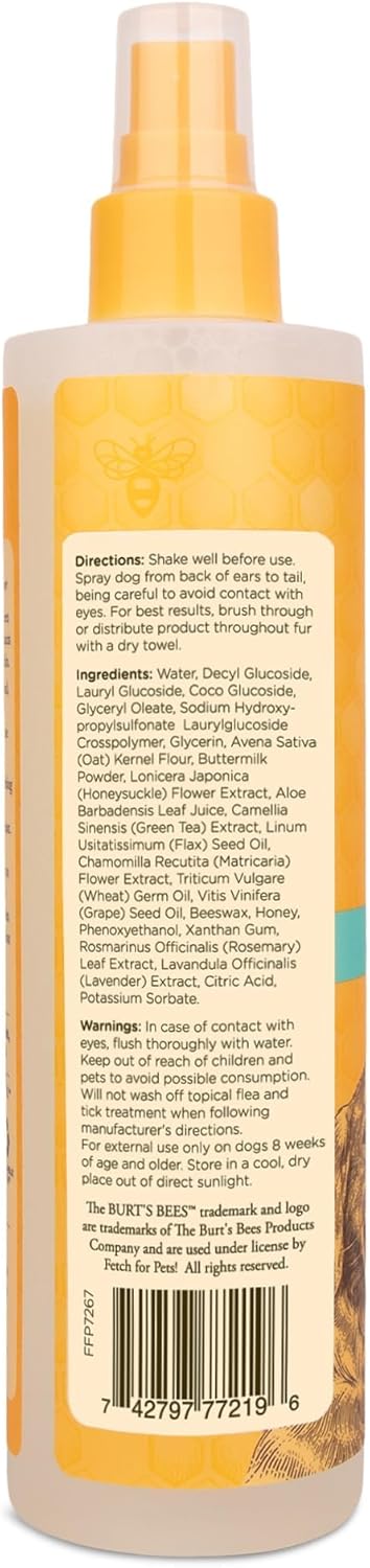 Burt's Bees Itch Soothing Spray For Dogs 296ml