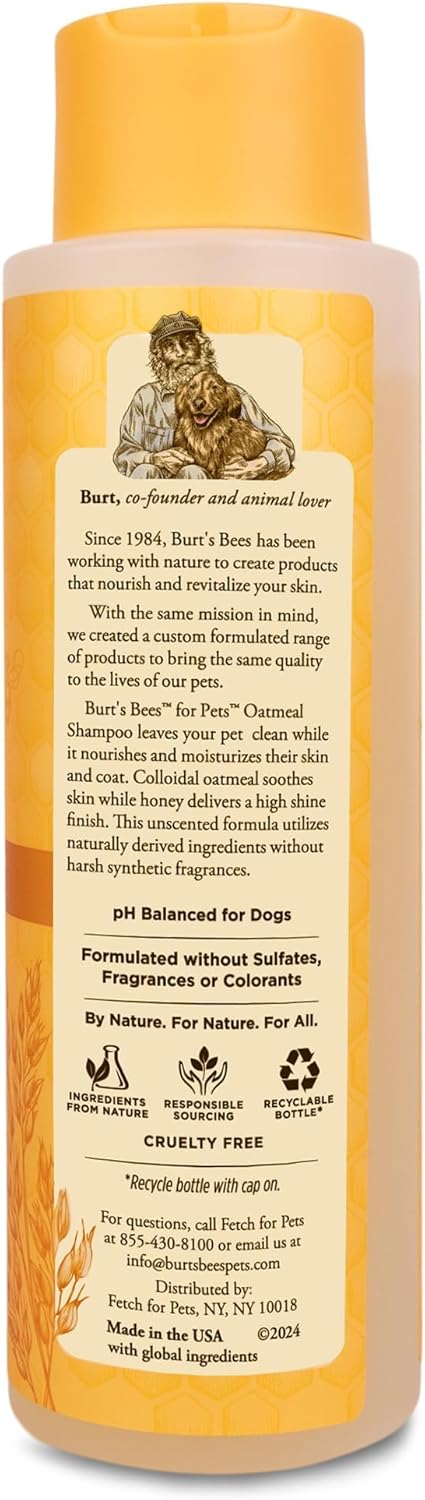 Burt's Bees Oatmeal Shampoo For Dogs 473ml