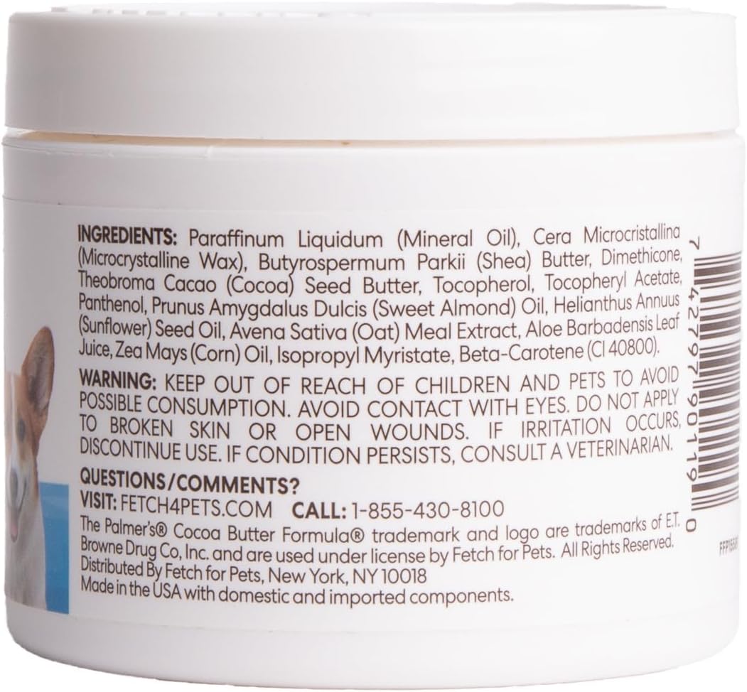 Palmer's For Pets Paw Pad & Nose Balm With Cocoa Butter 104ml
