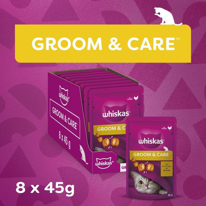 Whiskas Groom & Care Chicken 45G