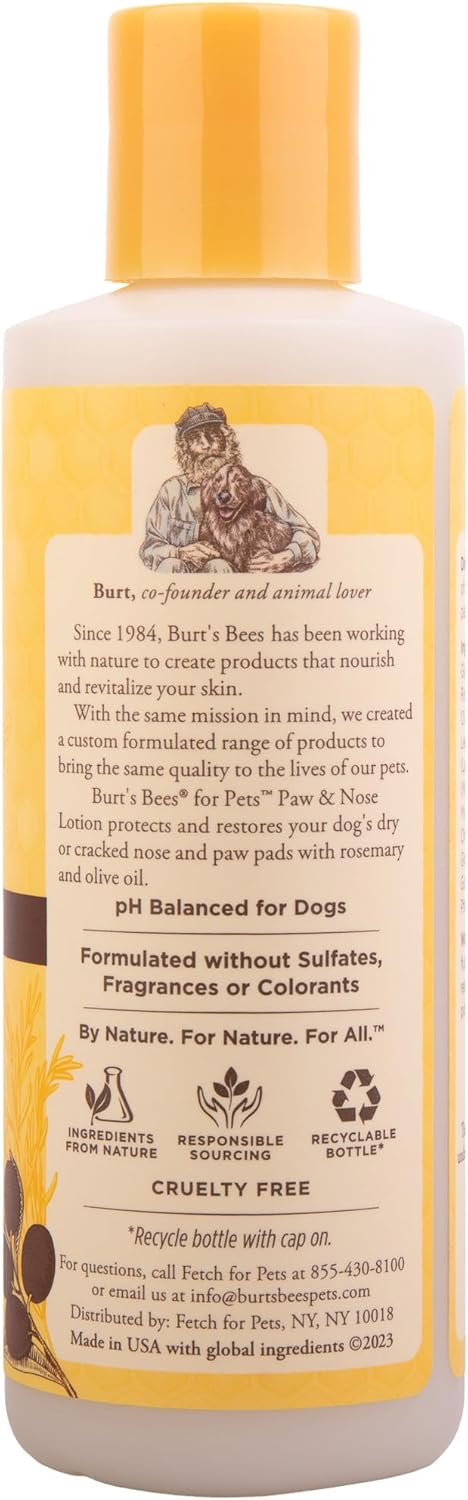 Burt's Bees Paw & Nose Lotion For Dogs 118ml