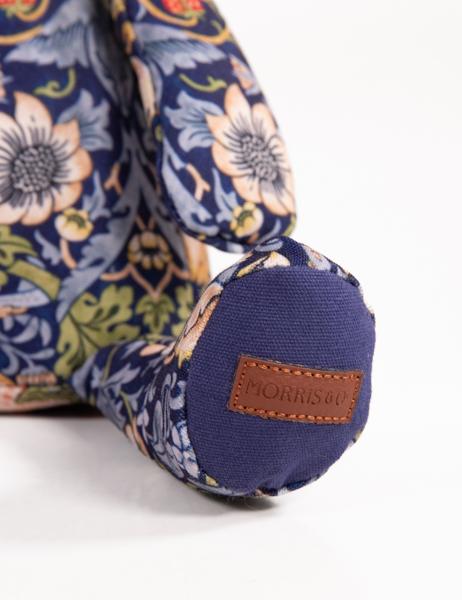 William Morris Strawberry Thief Bear Dog Toy