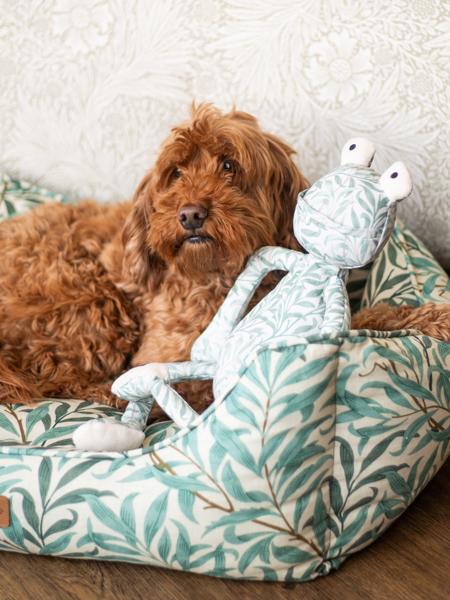 William Morris Willow Bough Frog Dog Toy