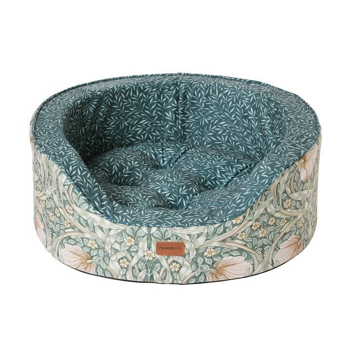 William Morris Pimpernel & Lily Leaf Oval Bed