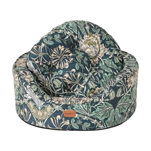 William Morris Honeysuckle & Acorn Print Oval Bed