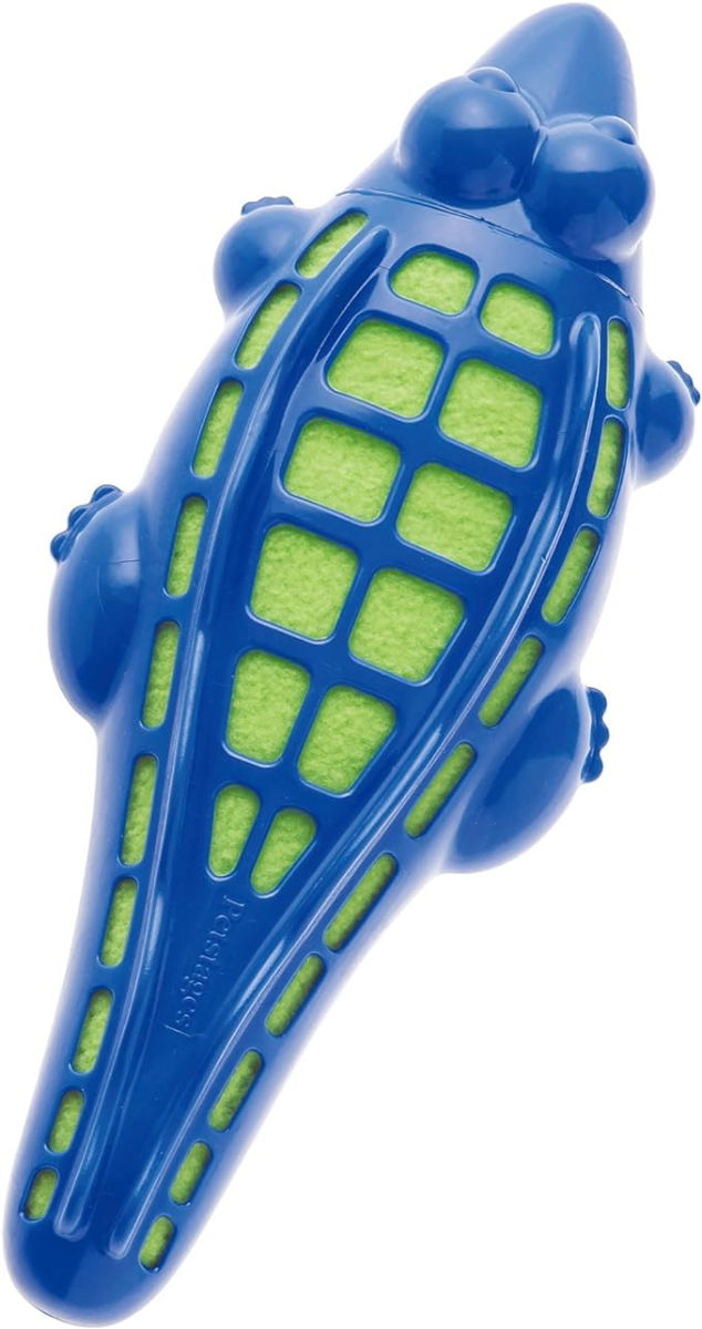 Petstages Gummy Plush Gator Large