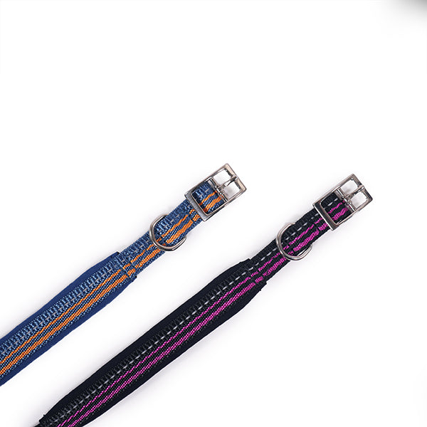 Rosewood Reflective Range Reflective Padded Collar Blue
