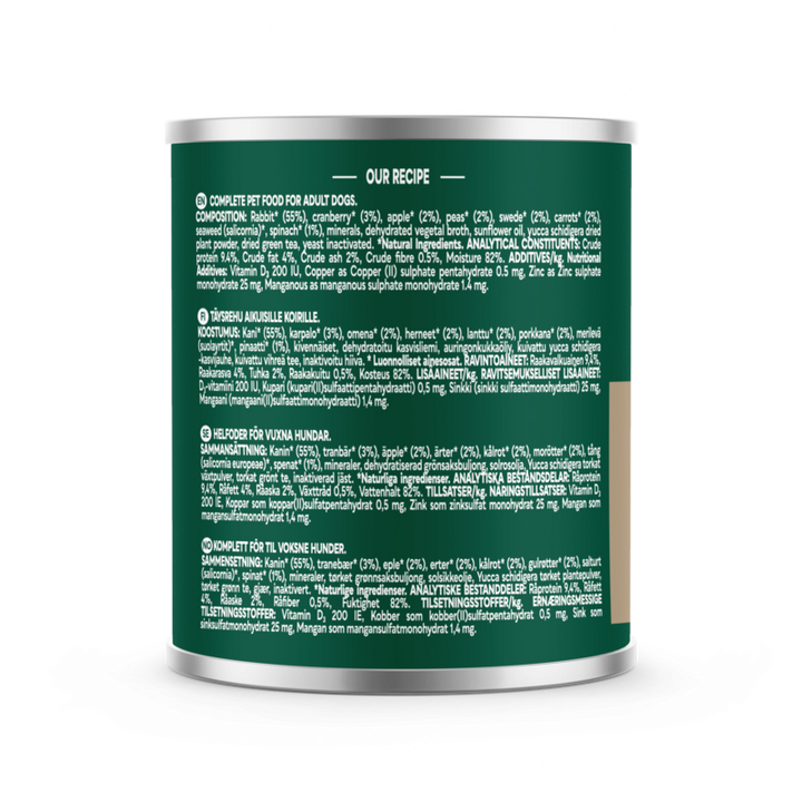 Natures Menu Country Hunter Rabbit with Superfoods 600g x6