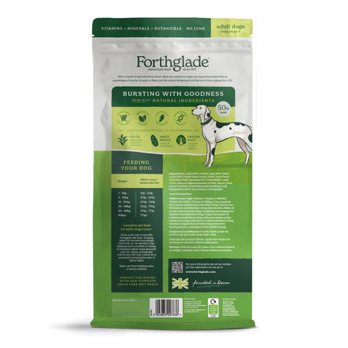 Forthglade Lamb Lightly Baked Natural Dry Dog Food, 2kg