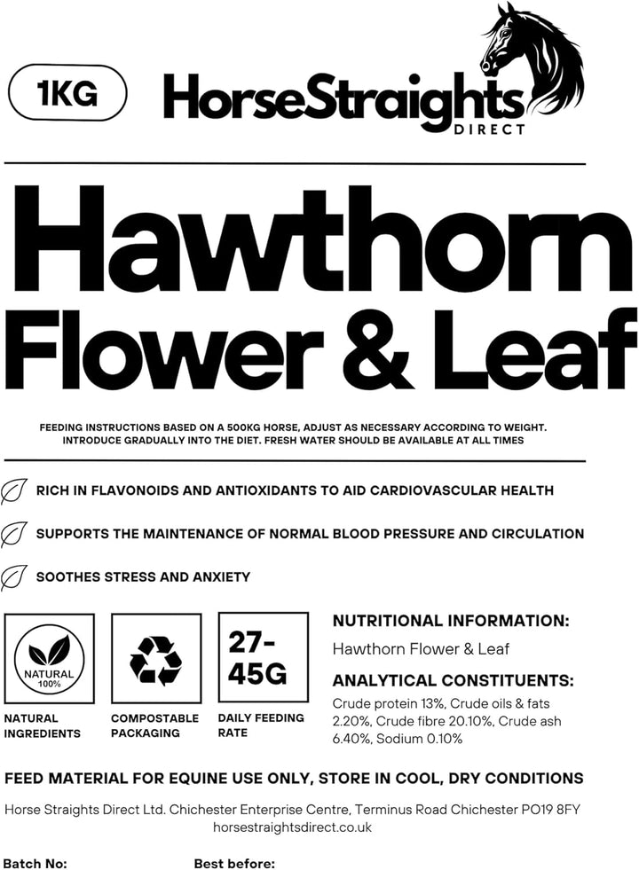 Horse Straights Direct Hawthorn Flower & Leaf 1kg