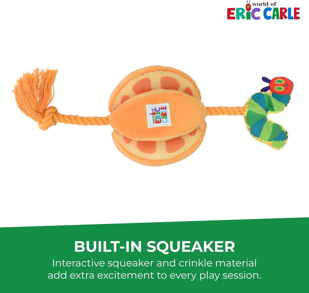 Happy Pet Very Hungry Caterpillar Orange Rope Tug