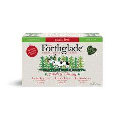 Forthglade Christmas Adult Variety 12 pack (Turkey, Lamb, Beef) - 395G