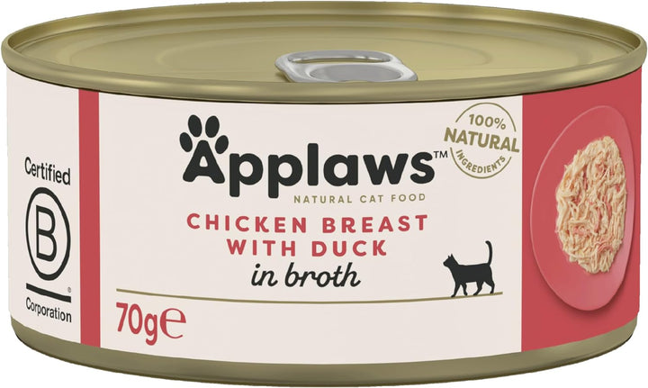 Applaws Cat Tin Chicken & Duck 70g x 24