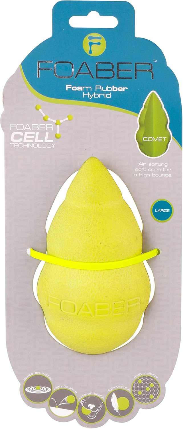 Foaber Comet Green Tough Dog Toy