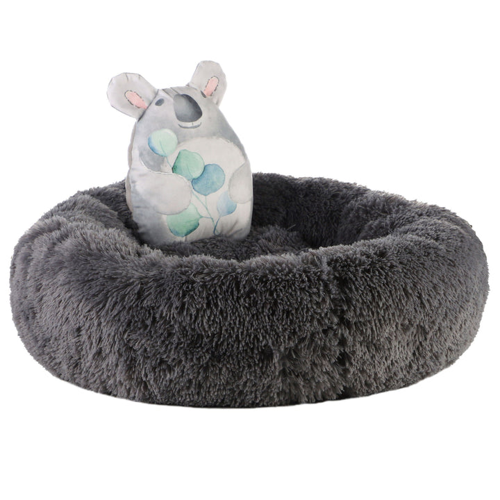 Dream Paws Anxiety Reducing Plush Bed With Toy