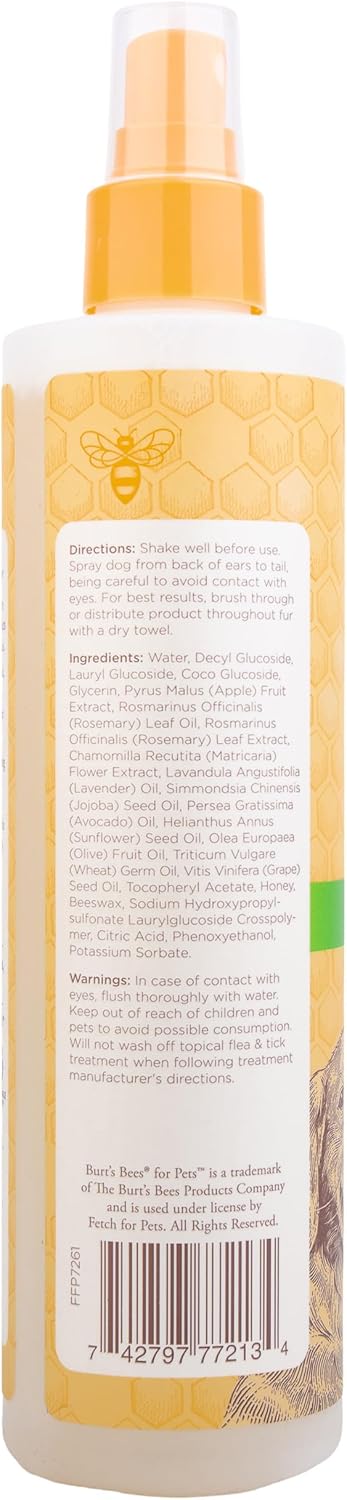 Burt's Bees Deodorizing Spray For Dogs 296ml
