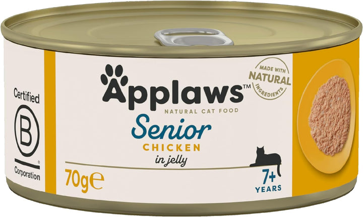 Applaws Cat Tin Senior Chicken 70g x 24