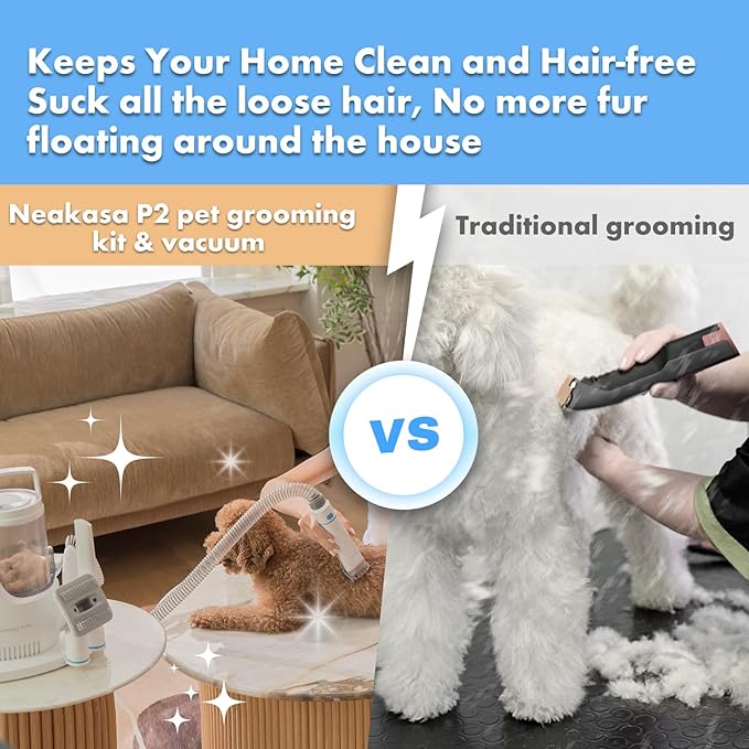 M-PETS Neakasa P2 Pro Grooming Kit & Vacuum (EU PLUG)
