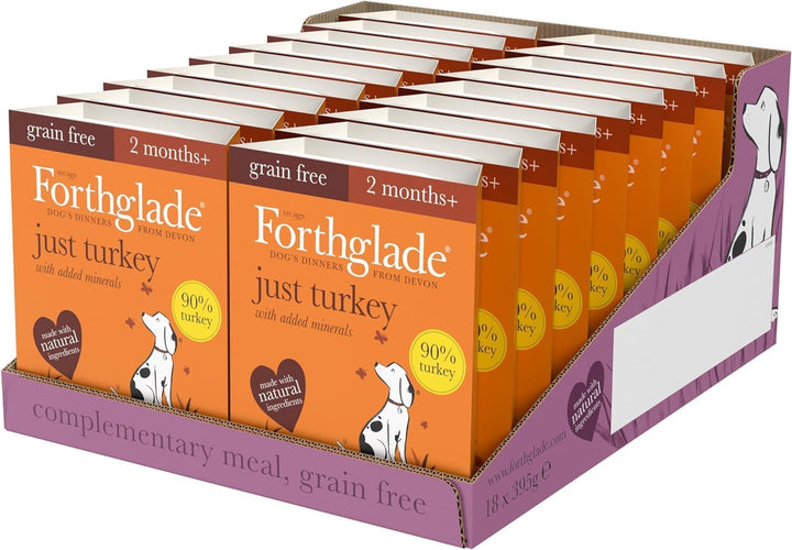Forthglade Just Turkey Grain Free 395g x 18
