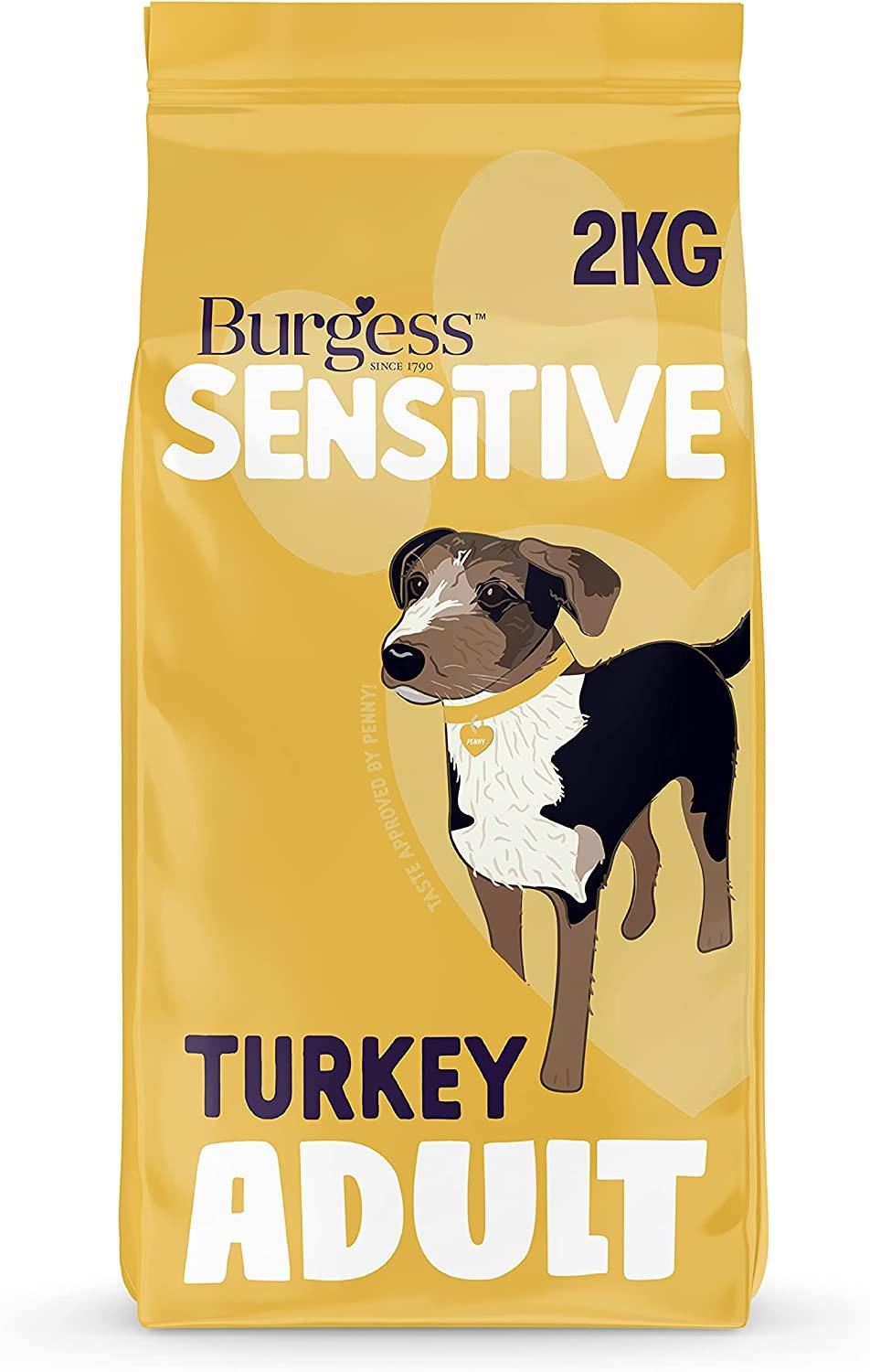 Burgess Sensitive Adult Dog Turkey & Rice 2kg