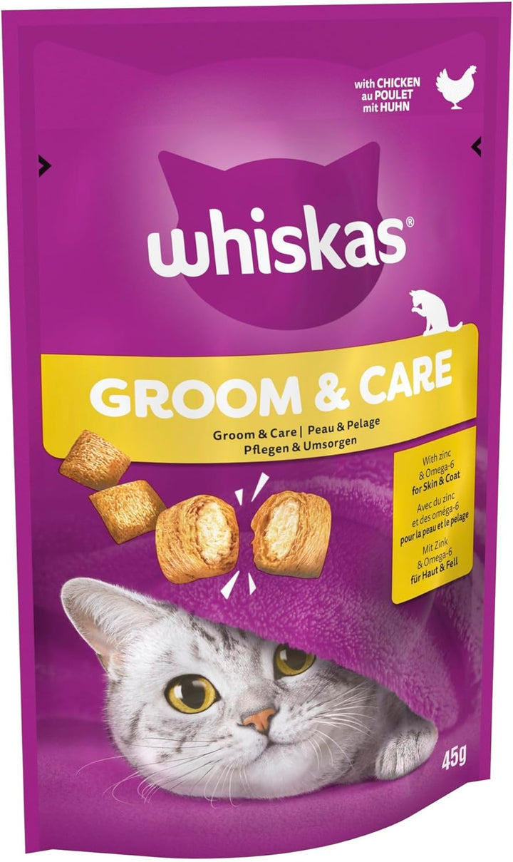 Whiskas Groom & Care Chicken 45G