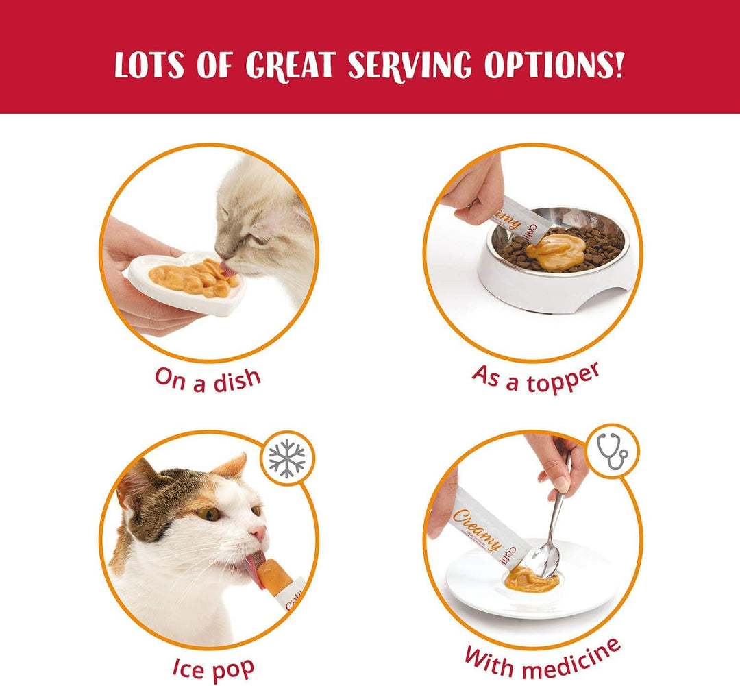 Catit Creamy Treats Salmon & Prawns 4 x 10g