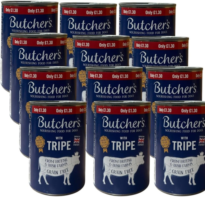Butchers Cans Grain Free Tripe Mix 12 X 400G