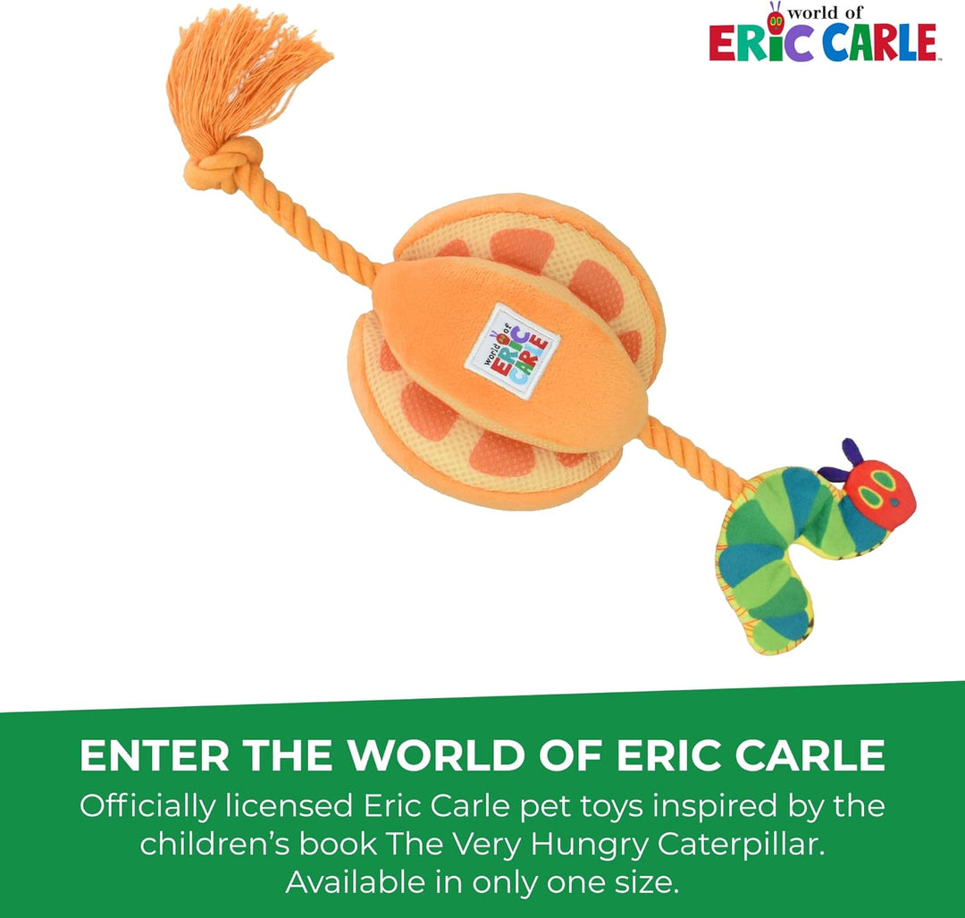 Happy Pet Very Hungry Caterpillar Orange Rope Tug