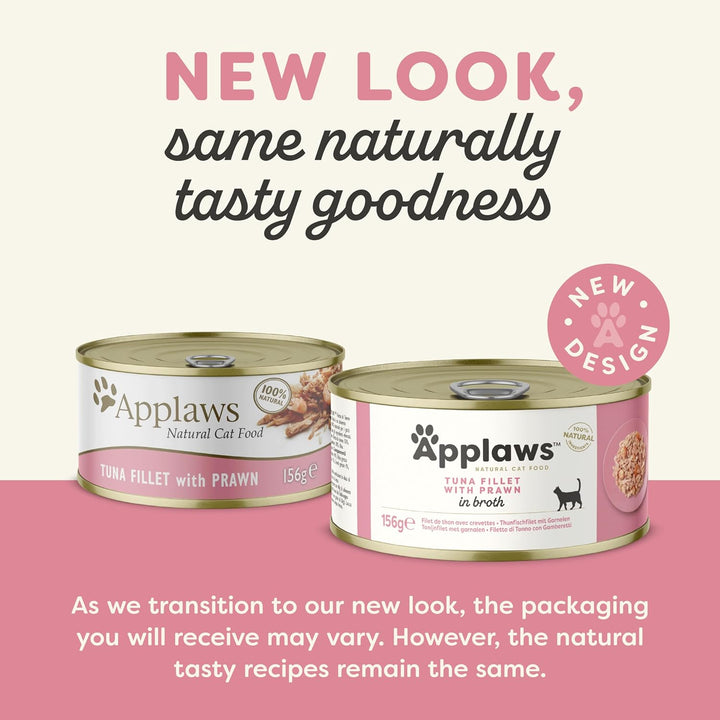Applaws Cat Tuna & Prawn 156g x 24