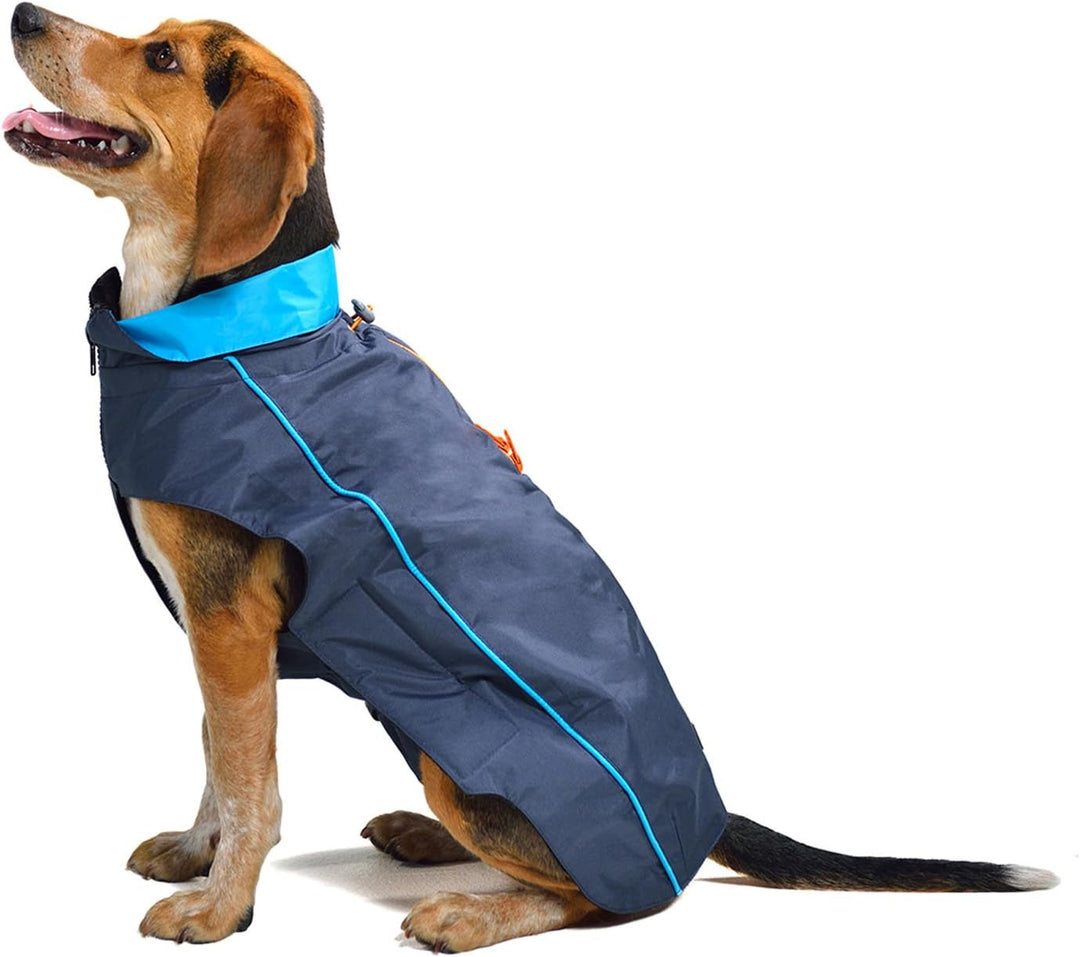 Dog Gone Smart Nano Breaker Raincoat Blue 8"
