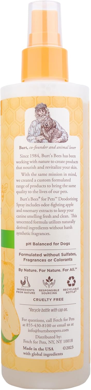 Burt's Bees Deodorizing Spray For Dogs 296ml