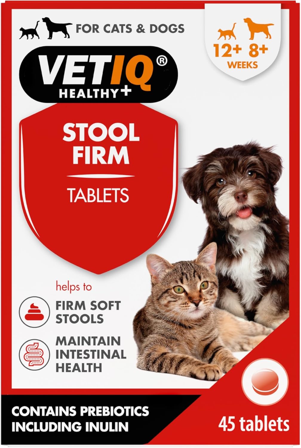 VETIQ Stool Firm Tablets 45s