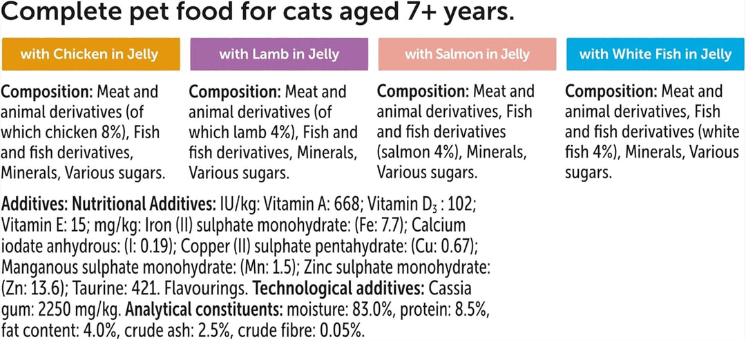 Felix Pouches 7+ Senior Cat Original Mixed Selection 12pk
