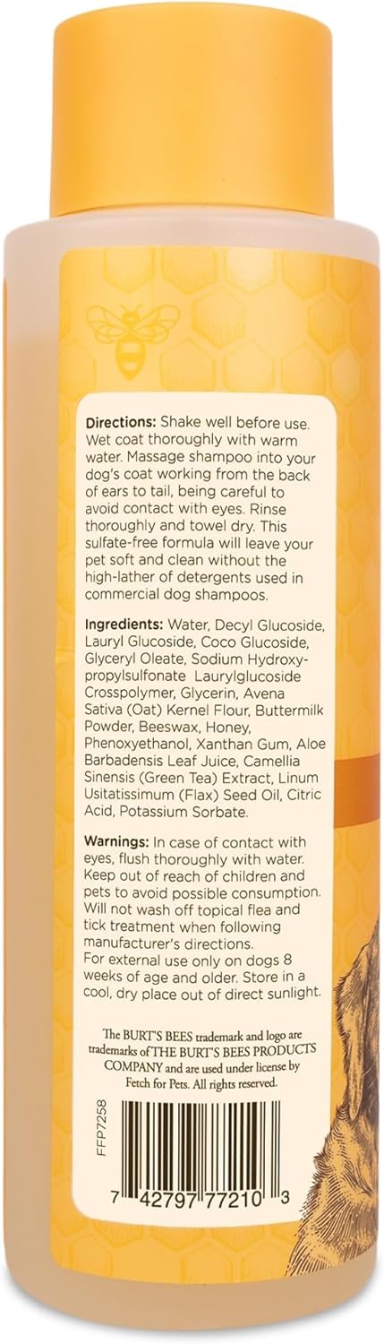 Burt's Bees Oatmeal Shampoo For Dogs 473ml