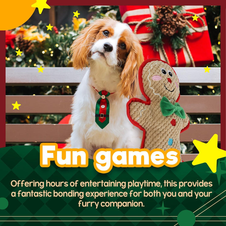 All for Paws Merry Tough Buddy Gingerbread Man