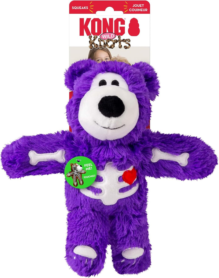 KONG Halloween Wild Knots Skeleton Bear Assorted Medium Large