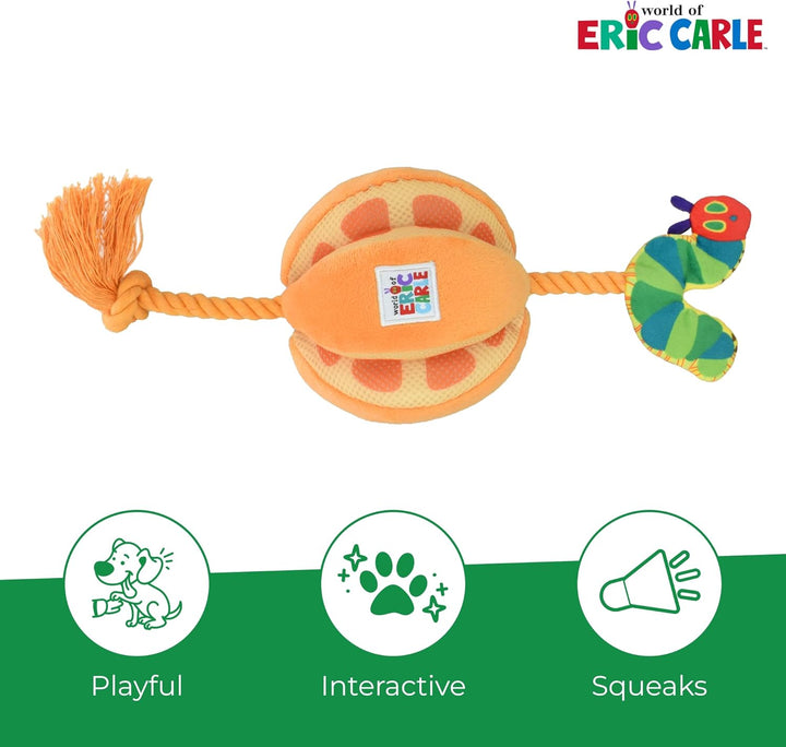 Happy Pet Very Hungry Caterpillar Orange Rope Tug