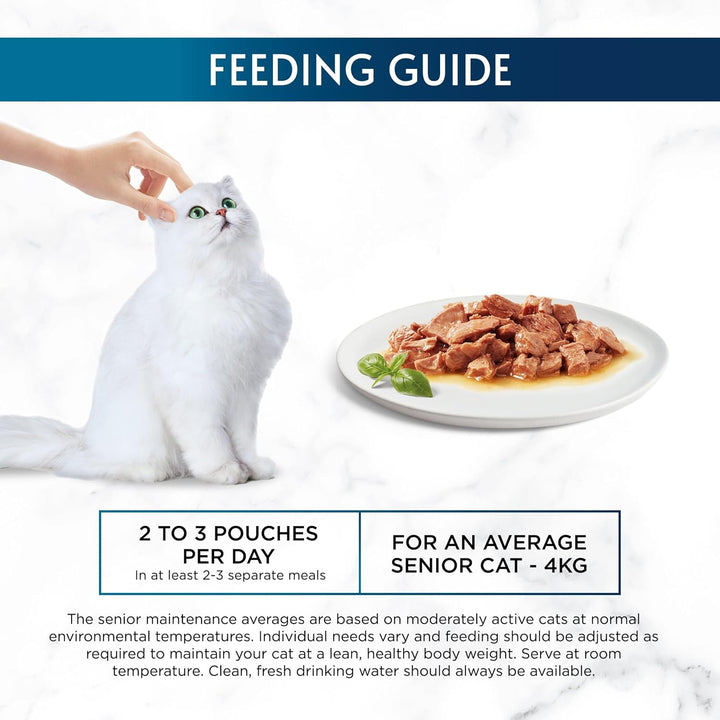Gourmet Perle 7+ Senior Cats Mini Fillets In Gravy Chicken & Salmon 40pk